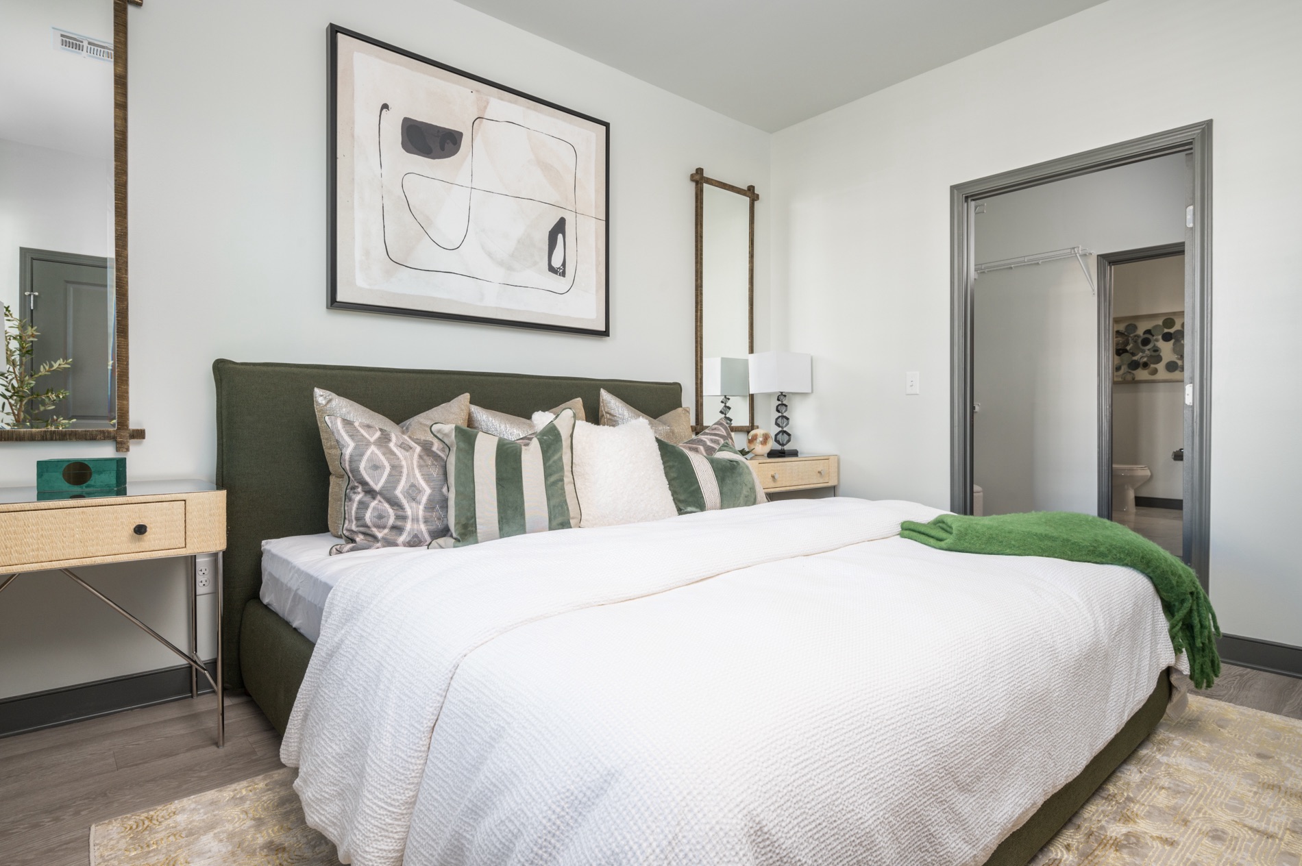 Model 1BR Closet with ample storage space