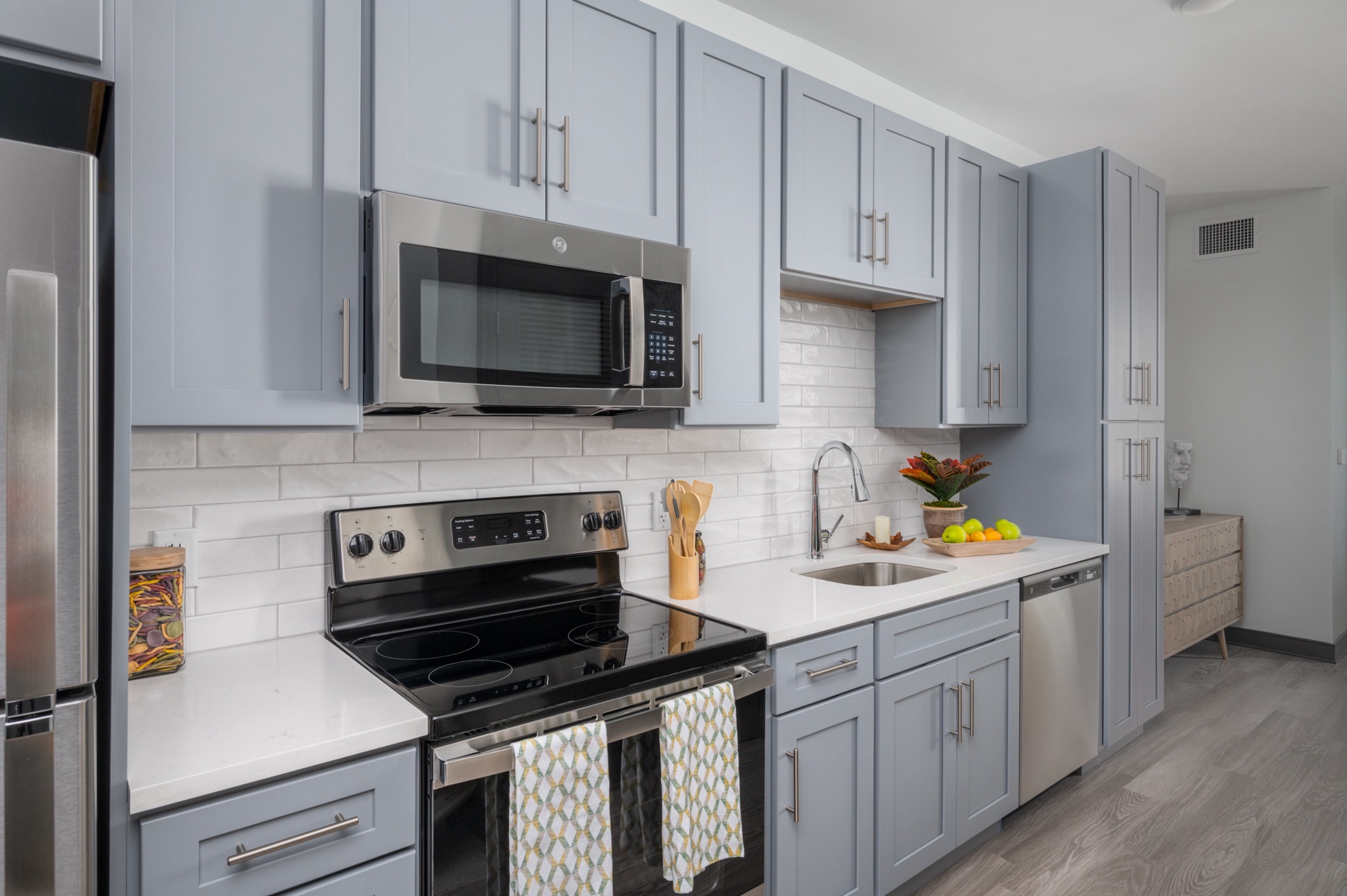 Model Studio Kitchen with additional storage