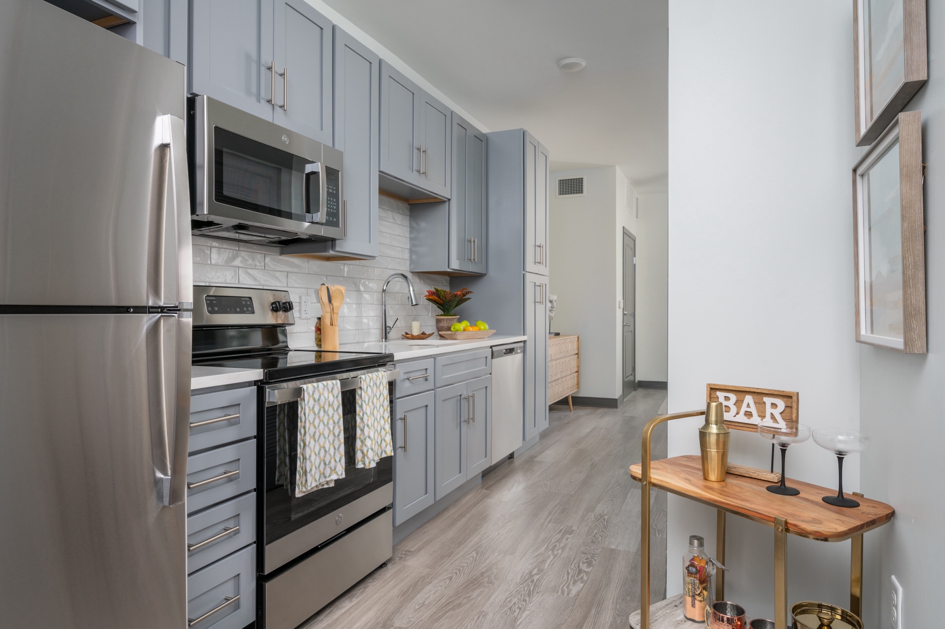 Alternate view of the Model Studio Kitchen